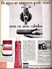 Imagem de uma propaganda de produtos Wella para cabelo, veiculada na dcada de 1960. Por meio dessa imagem pode-se trabalhar com as especificidades do gnero publicitrio.  </br></br> Palavras-chave: Gnero textual. Publicidade. Linguagem verbal. Linguagem no verbal. Cabelo. Wella.