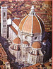 Imagem da Cpula da Catedral de Florena, que teve como arquiteto Filipo Brunelleschi, o pioneiro da arquitetura renascentista e  estudioso da arquitetura greco-romana e de sua teoria das propores.  <br /><br /> Palavras-chave: Cpula. Catedral. Florena. Arquitetura.