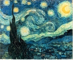 Imagem de Van Gogh intitulada "Noite". Com ela o professor pode contextualizar o poema "A Floresta" de Augusto dos Anjos, que mescla elementos do Parnasianismo e do Simbolismo. Este poema  marcada pelo rigor da forma e pela temtica permeada pelo pessimismo e idias sombrias.  <br /><br /> Palavras-chave: Parnasianismo. Simbolismo. Literatura. Augusto dos Anjos. Pessimismo. Van Gogh.