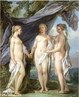 Imagem da pintura "As Trs Graas" de Carle Van Loo (1763). As Graas (Crites na mitologia Grega) so as deusas da dana, dos modos e da graa do amor, seguidoras de Vnus e danarinas do Olimpo. A partir do Renascimento, as Graas tornaram-se smbolo da idlica harmonia do mundo clssico.  <br /><br /> Palavras-chave: As Trs Graas. Carle Van Loo. Deusas. Vnus. Renascimento.