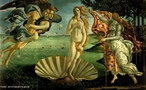 Imagem "O nascimento da Vnus", de Sandro Botticelli, considerado o ltimo dos pr-renascentistas. Obra foi inspirada na mitologia da Antiguidade e associou a esttica greco-romana ao universo religioso cristo.  <br /><br /> Palavras-chave: Vnus. Botticelli. Pr-renascentista. Mitologia. Esttica. Religioso.