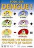 Imagem de um folder explicativo dos sintomas da dengue. Por meio dessa imagem pode-se trabalhar, alm das informaes sobre a dengue, com as especificidades do gnero campanha. <br /><br /> Palavras-chave: Gnero textual. Campanha. Discurso. Linguagem verbal. Linguagem no verbal. Dengue. 