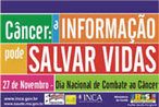 Cartaz de campanha de preveno contra o cncer. Por meio dessa imagem pode-se trabalhar com as especificidades do gnero campanha e seu discurso. <br /><br /> Palavras-chave: Gnero textual. Campanha. Discurso. Linguagem verbal. Linguagem no verbal. Cncer. 