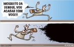 Charge do jornalista ilustrador Ccero Lopes. Por meio dessa imagem pode-se trabalhar com as especificidades do gnero charge e seu discurso. <br /><br /> Palavras-chave: Gnero textual. Charge. Discurso. Linguagem verbal. Linguagem no verbal. Dengue. Preveno. Epidemia. 