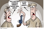 Charge que trata da facilidade de se adquirir uma arma. Por meio dessa imagem pode-se trabalhar com as especificidades do gnero charge e seu discurso. <br /><br /> Palavras-chave: Gnero textual. Charge. Discurso. Linguagem verbal. Linguagem no verbal. Armamento. Violncia.