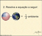 Poema visual de Diego Medeiros que apresenta a relao Estados Unidos-mundo-meio ambinte.  <br /><br /> Palavras-chave: Poema. Estados Unidos. Mundo. Meio ambiente.