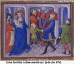 Imagem que ilustra a nobreza no perodo medieval, que detinha um poder s comparvel ao do papado. Por meio de governos autoritrios e da opulncia que ostentavam, acabaram causando diversas revoltas de camponeses.  <br /><br /> Palavras-chave: Nobres. Idade Mdia. Poder. Famlia. 