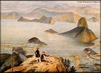 Imagem do Rio de Janeiro, a capital e principal centro urbano do pas em 1808. A imagem pode ser utilizada para exemplificar historicamente o perodo literrio compreendido pelas ltimas produes do movimento rcade, considerado, tambm, um momento de transio na literatura brasileira, com mudanas de foco artstico e cultural da Bahia para o Rio de Janeiro, capital da colnia desde o ano de 1763. <br /><br /> Palavras-chave: Rio de Janeiro. Costumes de poca. Literatura. Arcadismo. 